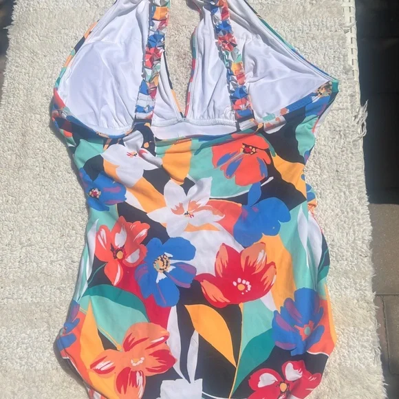 Anne Cole One Piece Womens Swimsuit Size 12 - NEW - Picture 4 of 6